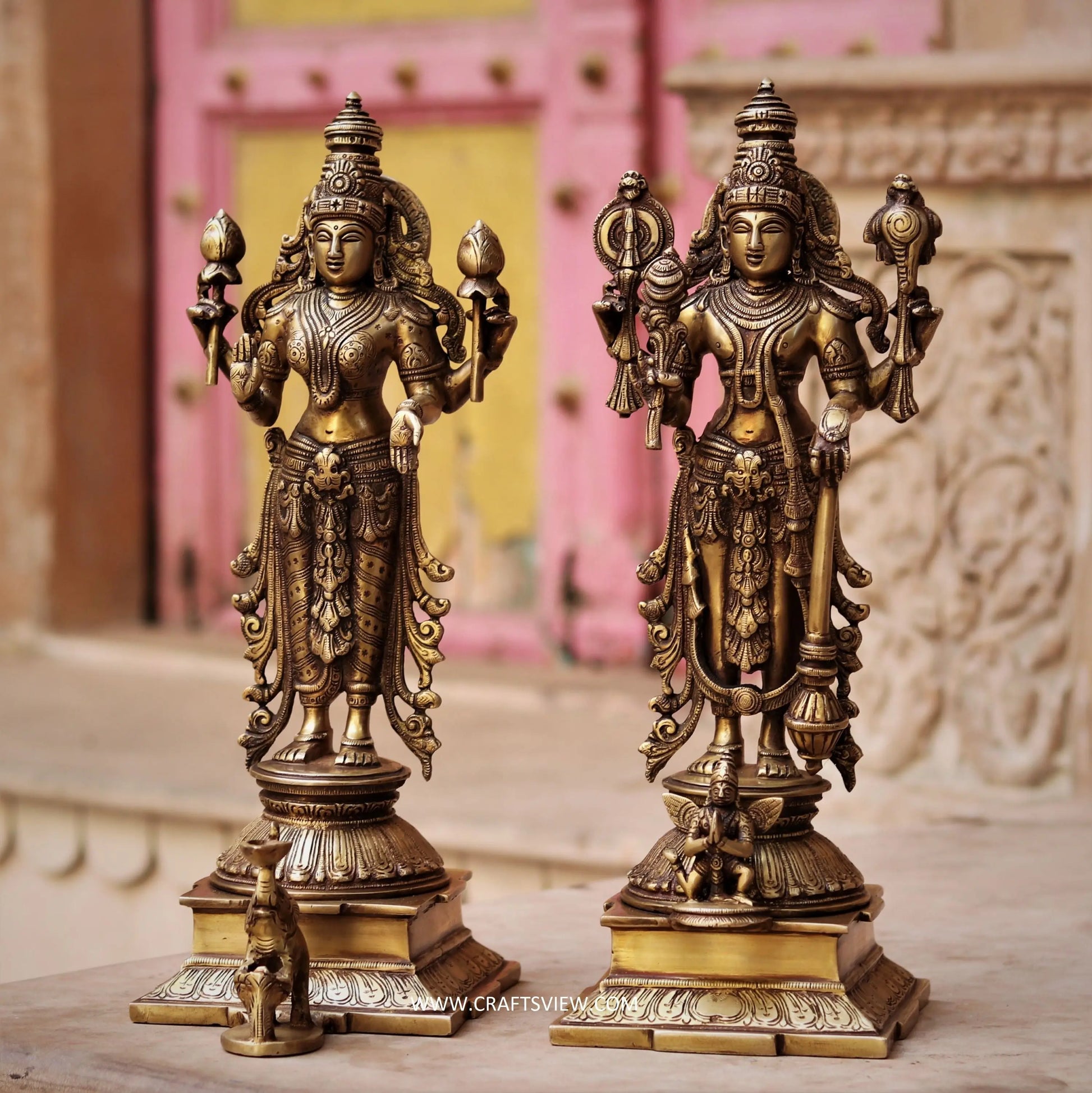 explore the hand picked collection of brass statues and décor