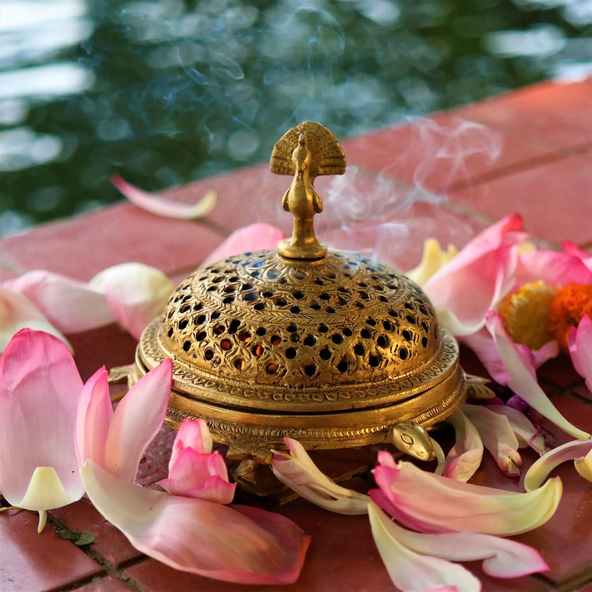 Brass Incense Burner Dhoop Daani craftsview