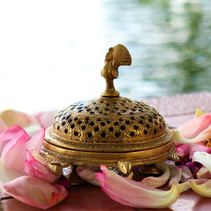 Brass Incense Burner Dhoop Daani craftsview