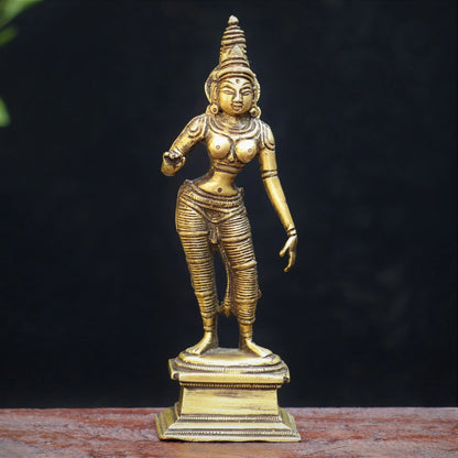 Brass Parvati Statue craftsview