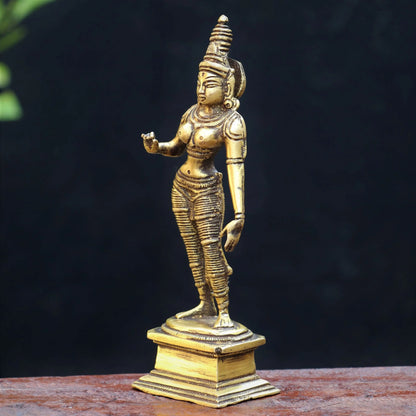 Brass Parvati Statue craftsview