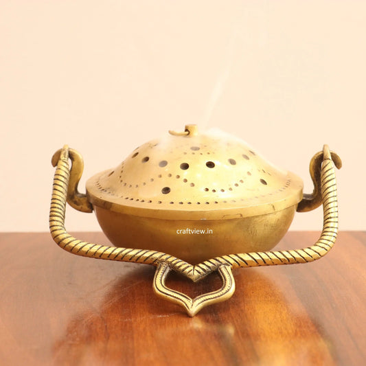 3.5" Superfine Brass Decoration  Incense Burner Craftsview