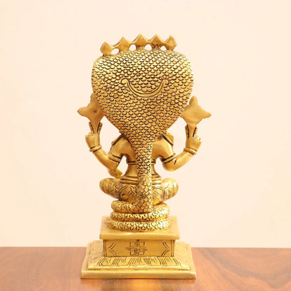 Superfine Brass Small Vishnu Idol craftsview