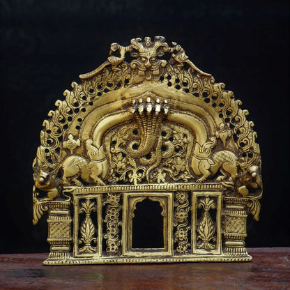 Accentuate Brass Prabhavali Wall Frame Vintage Golden Craftsview