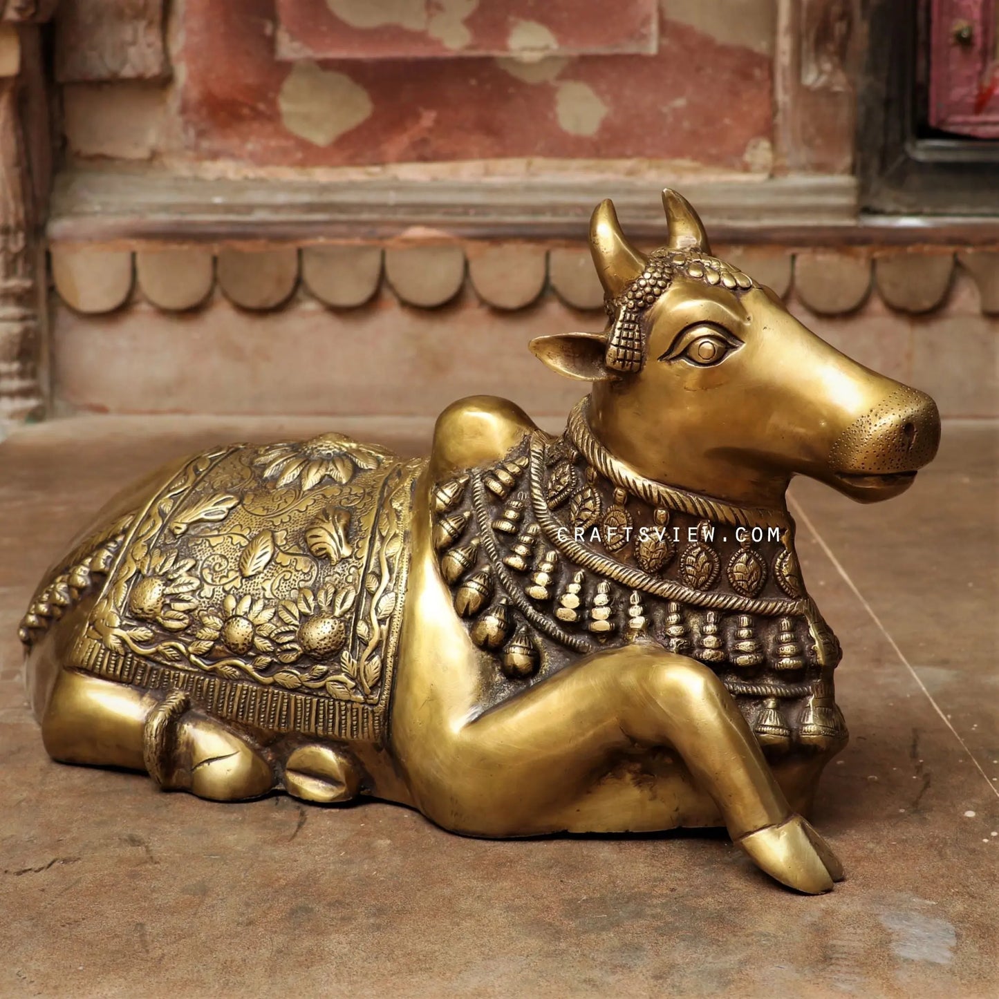 Brass Sacred Bull Nandi Statue Craftsview