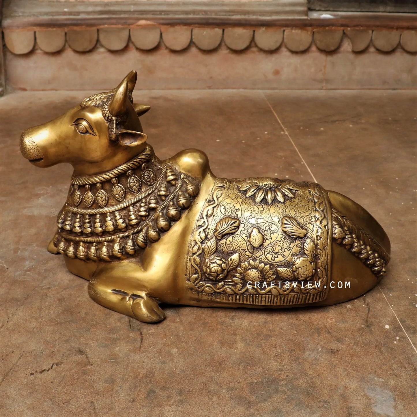 Brass Sacred Bull Nandi Statue Craftsview