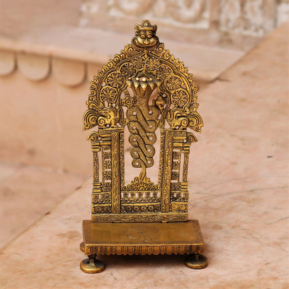 Brass Prabhavali Frame With Stand craftsview