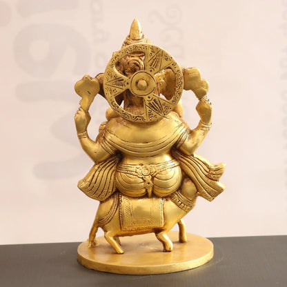 Brass Lord Ganesha Statue Sited On Musak Craftsview