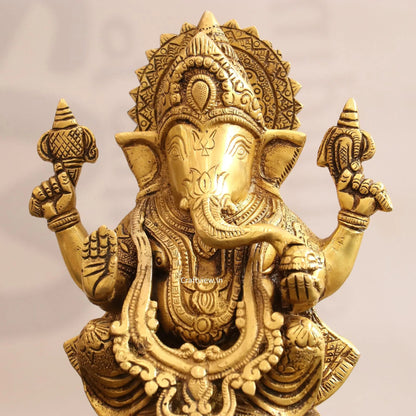 Brass Lord Ganesha Statue craftsview