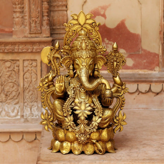 explore the hand picked collection of brass statues and décor