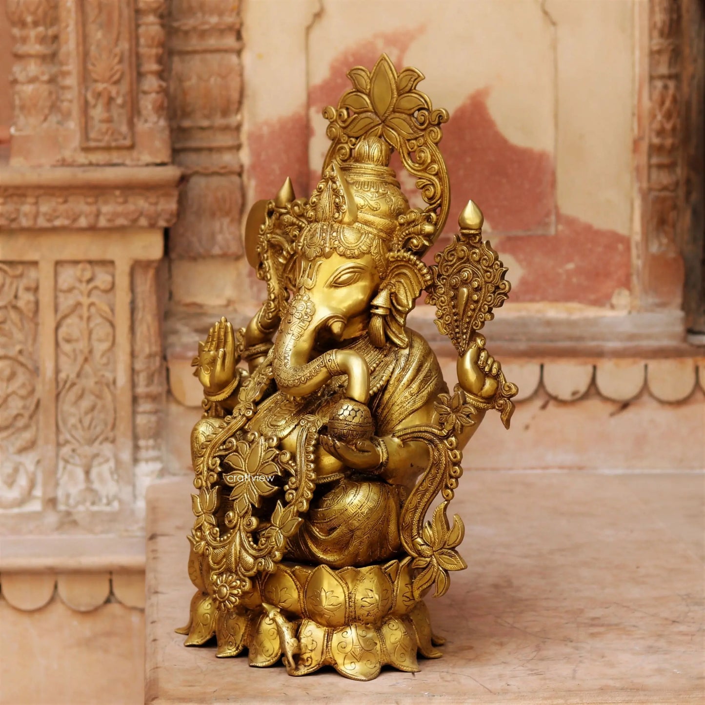 explore the hand picked collection of brass statues and décor