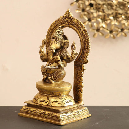 Brass superfine Lord Ganesha Statue craftsview