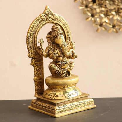 Brass superfine Lord Ganesha Statue craftsview