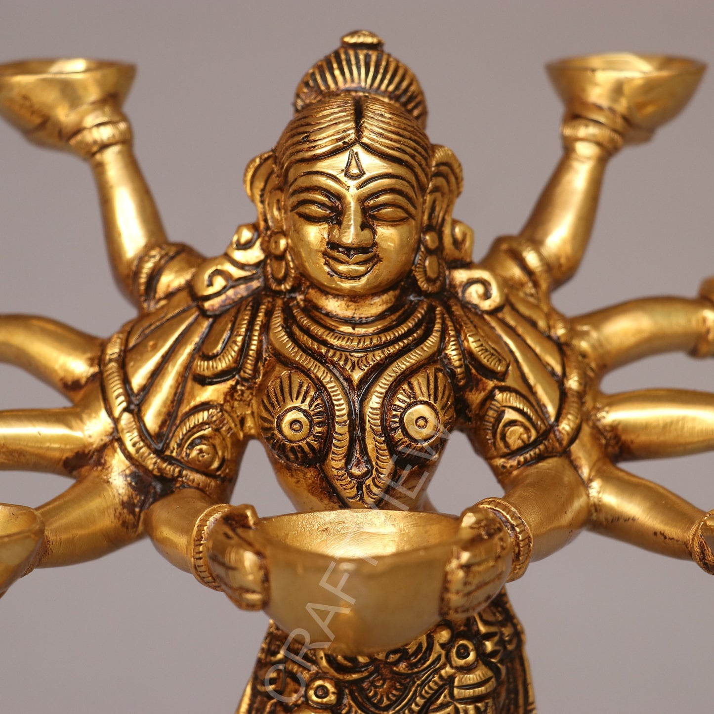 Brass Deeplakshmi – A Symbol of Prosperity, Light & Divine Grace
