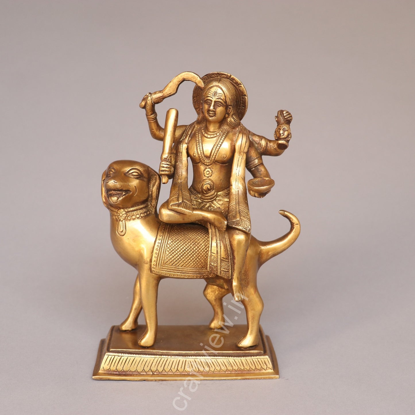 brass idol of Kaal Bhairava