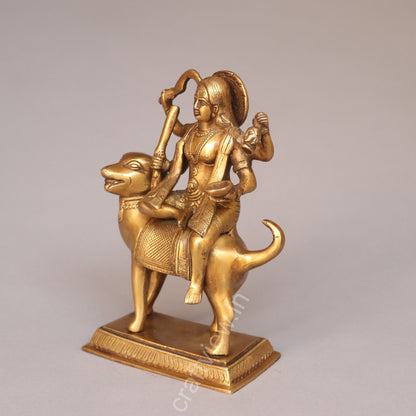 brass idol of Kaal Bhairava