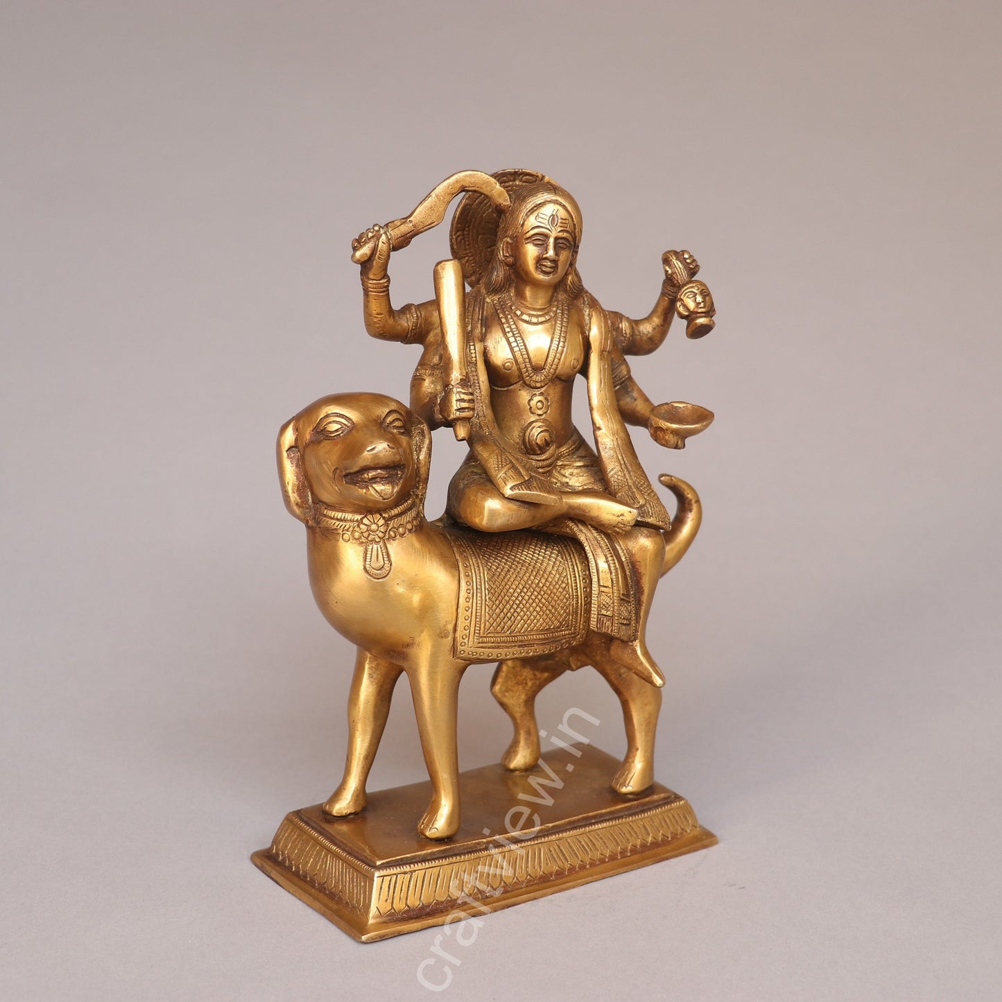 brass idol of Kaal Bhairava