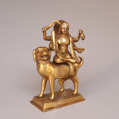 brass idol of Kaal Bhairava