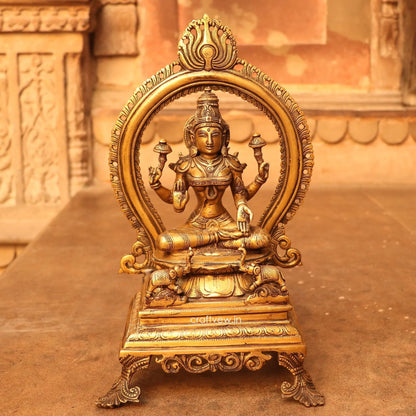 Brass Lakshmi Statue 13" craftsview