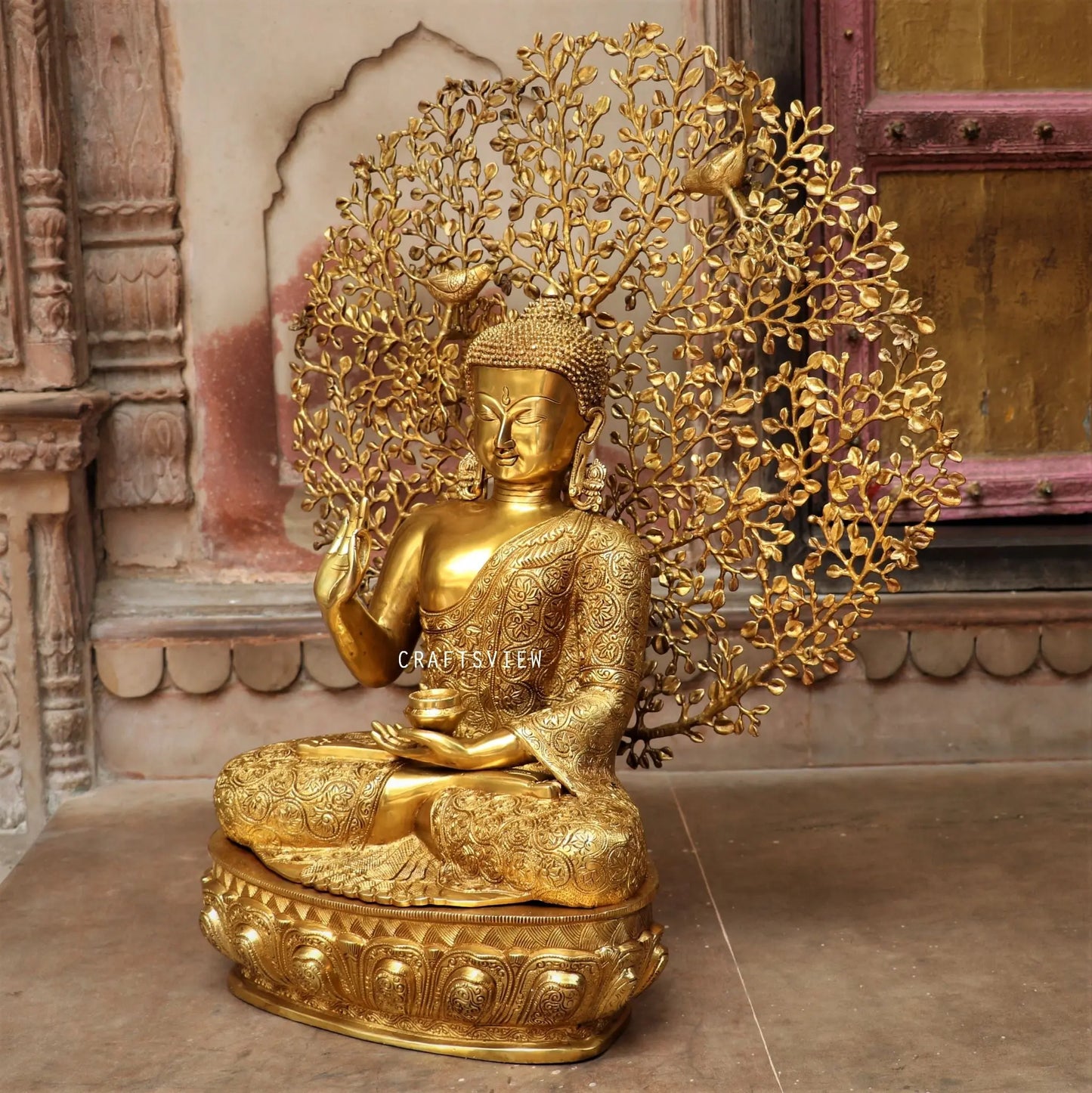 explore the hand picked collection of brass statues and décor