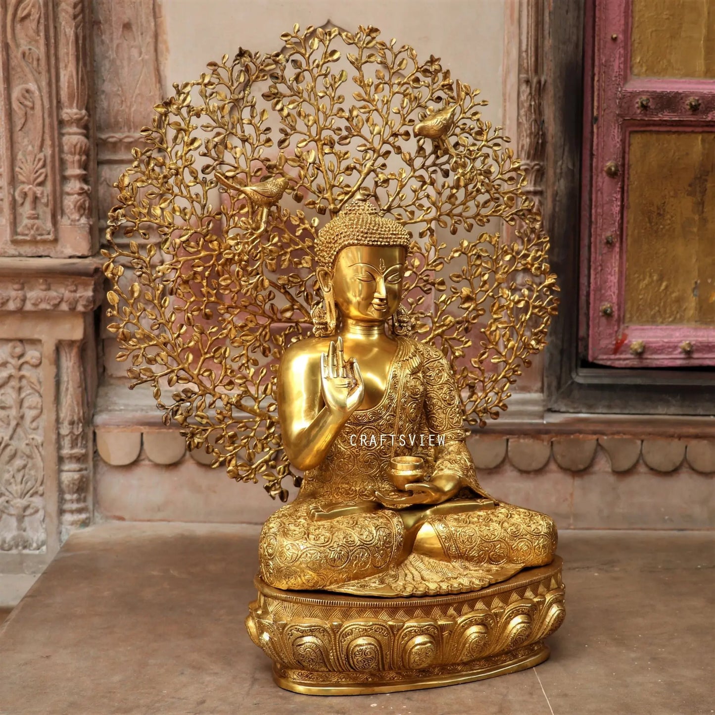 explore the hand picked collection of brass statues and décor