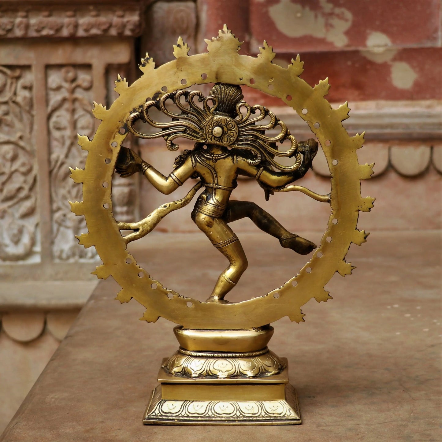 Brass Lord Natraj Statue 13" Craftsview