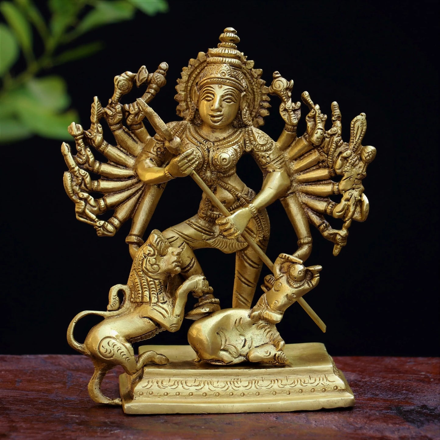 Brass Maa Durga Idol craftsview