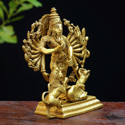 Brass Maa Durga Idol craftsview