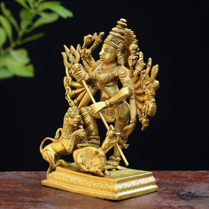 Brass Maa Durga Idol craftsview