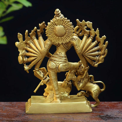 Brass Maa Durga Idol craftsview