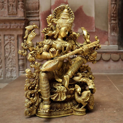 explore the hand picked collection of brass statues and décor