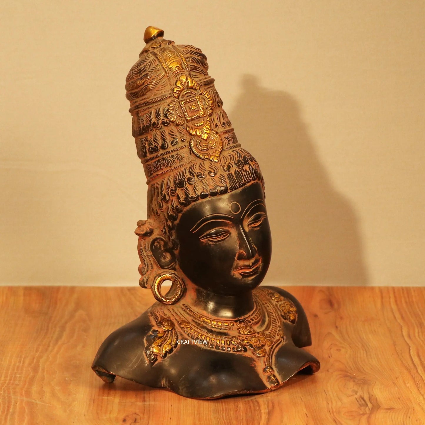 Brass Décor Parvati Bust Showpiece craftsview