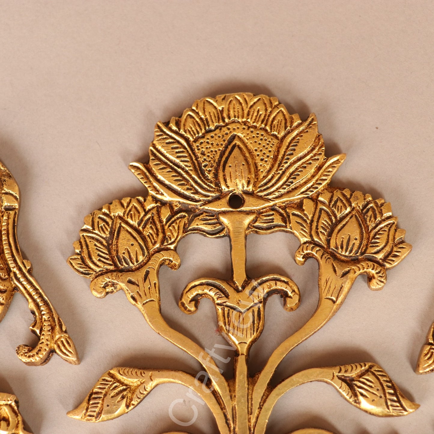 Traditional Brass Decorative Wall / Door Hanging Set