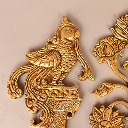 Traditional Brass Decorative Wall / Door Hanging Set