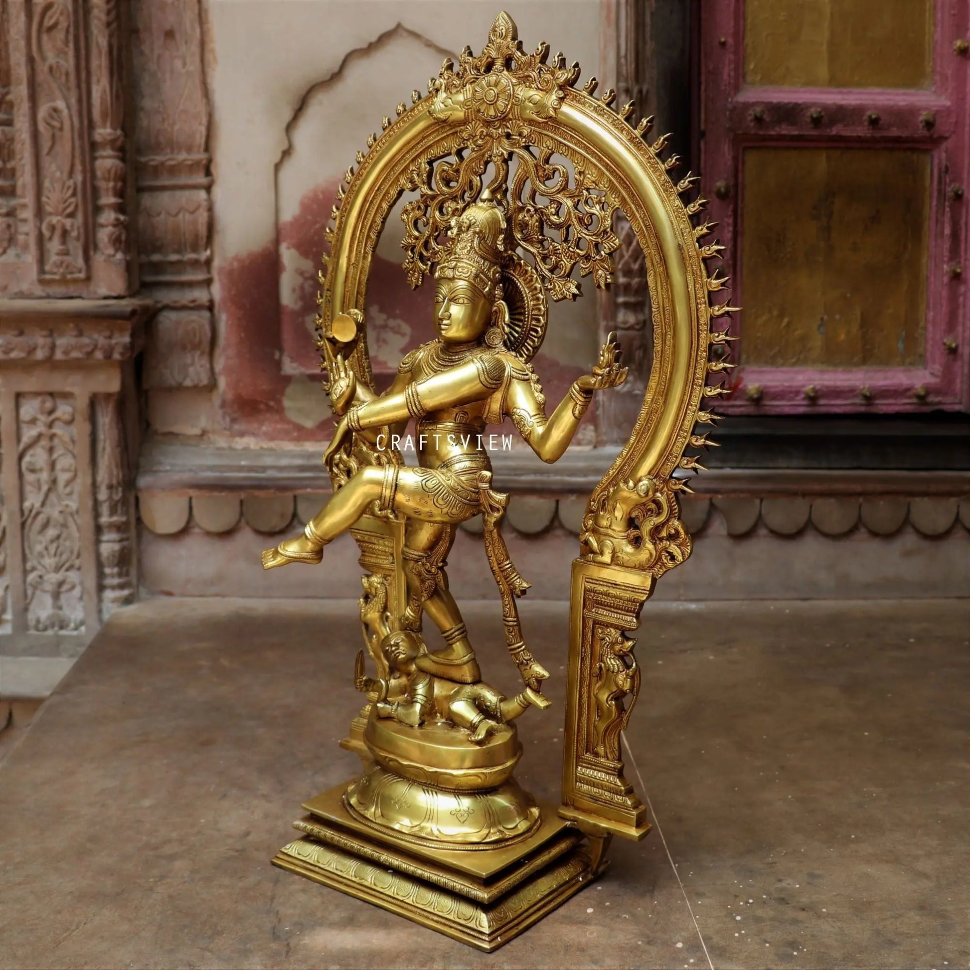 explore the hand picked collection of brass statues and décor