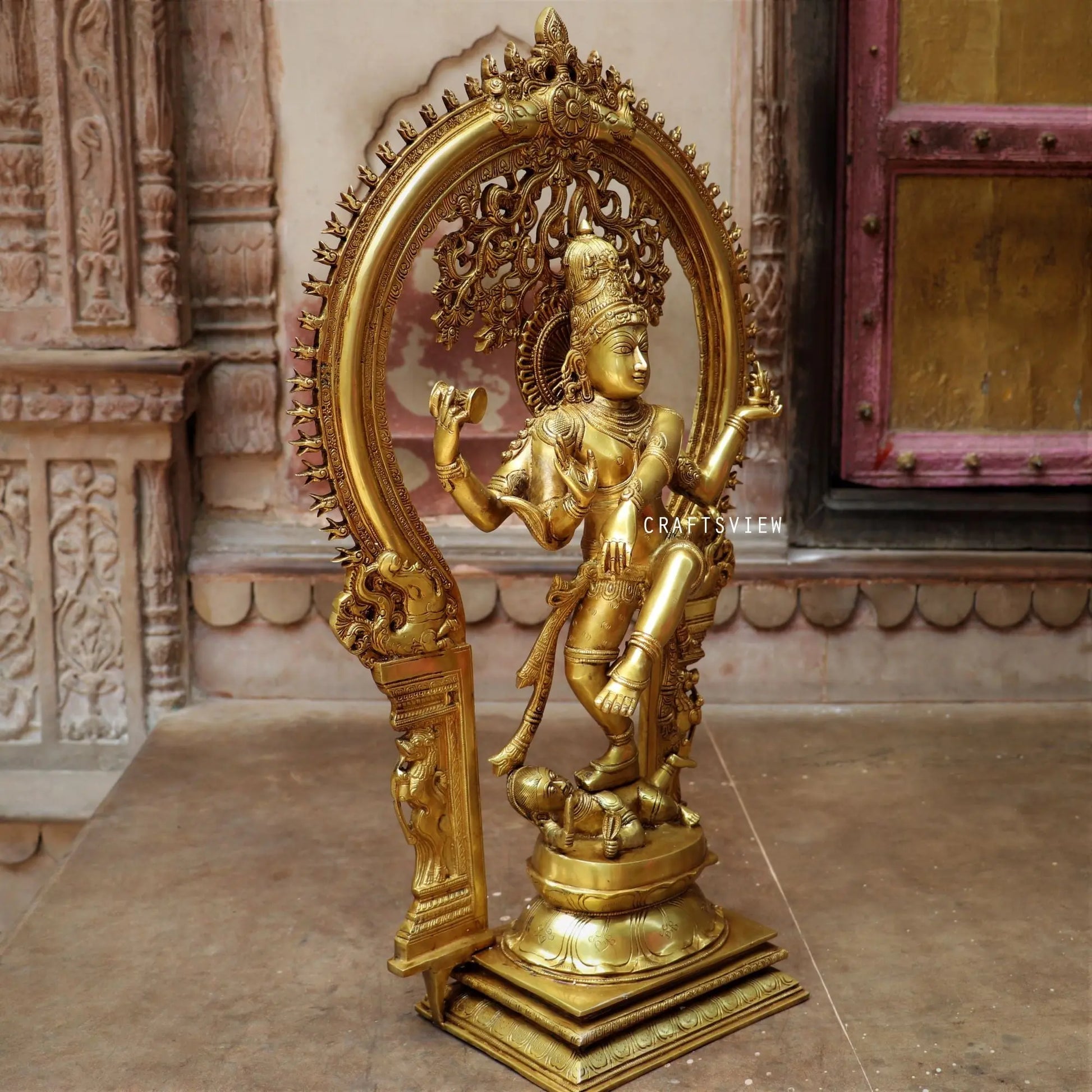 explore the hand picked collection of brass statues and décor