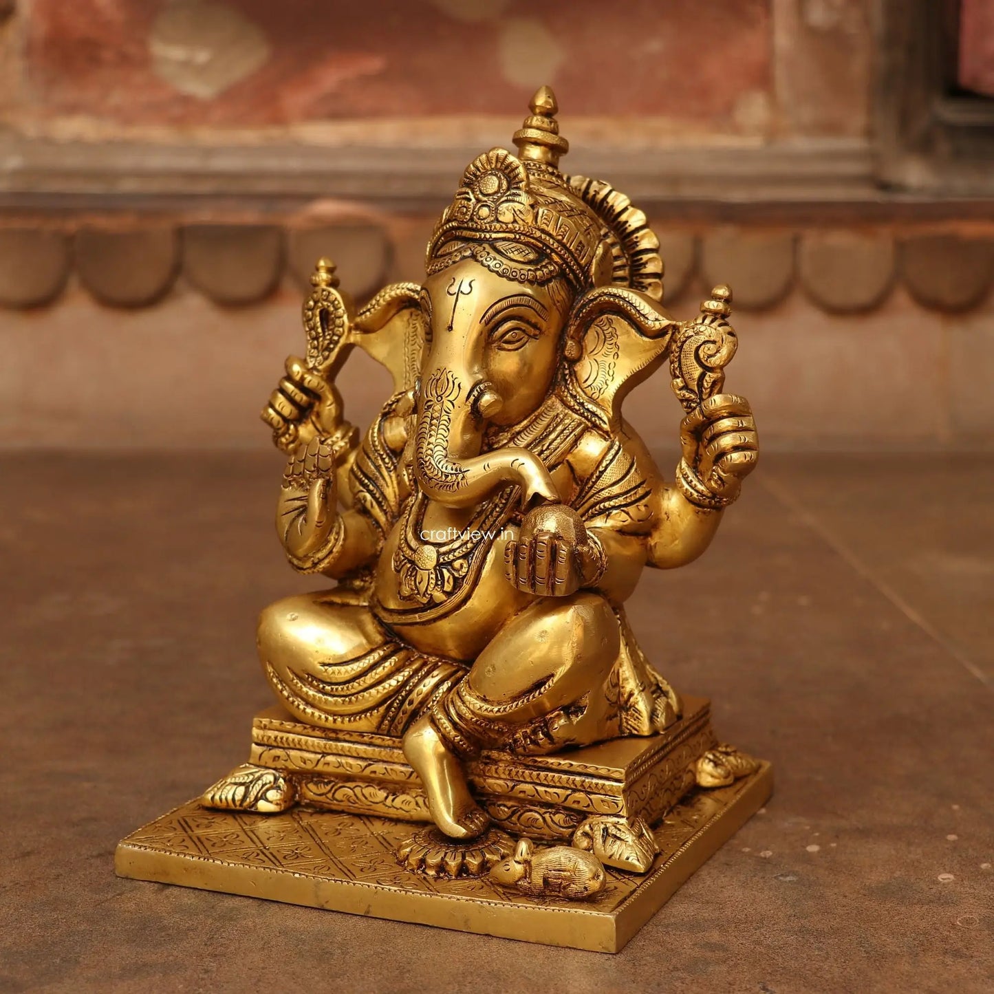 Brass Lord Ganesh Statue super fine Craftsview