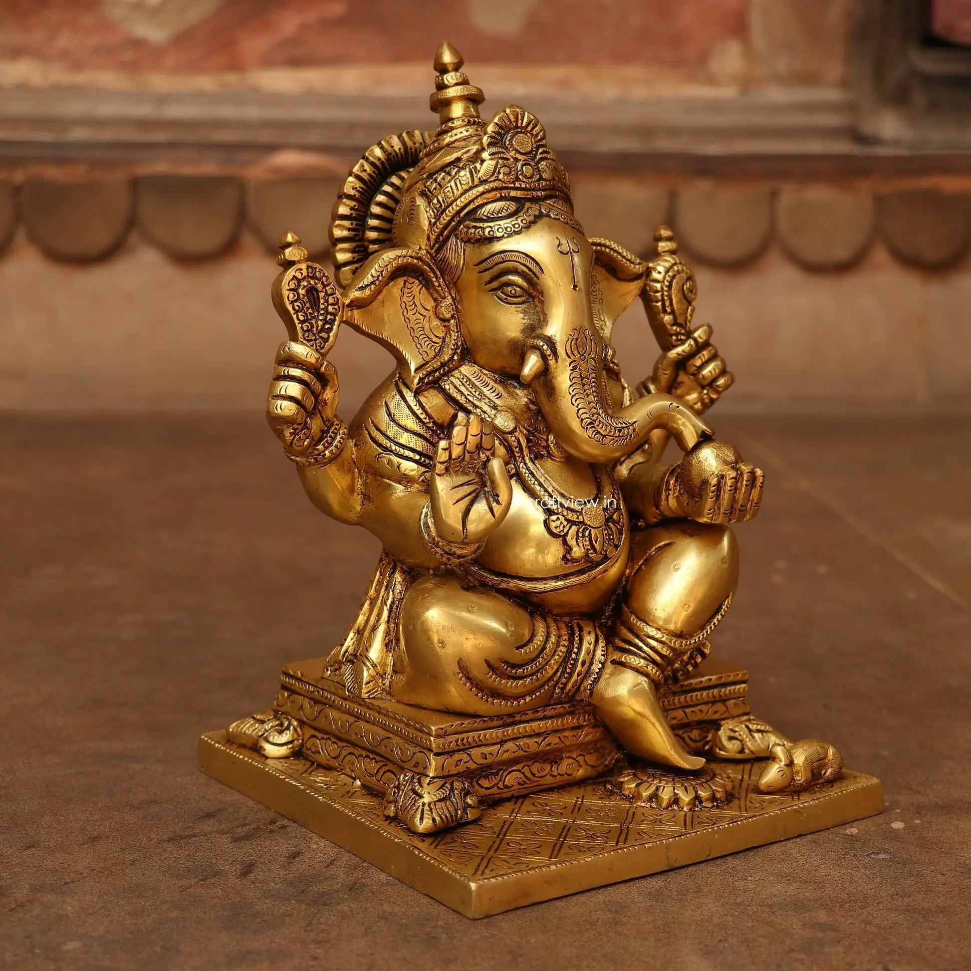 Brass Lord Ganesh Statue super fine Craftsview