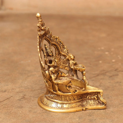 Exquisite piece of artistic Vintage Lakshmi oil lamp craftsview