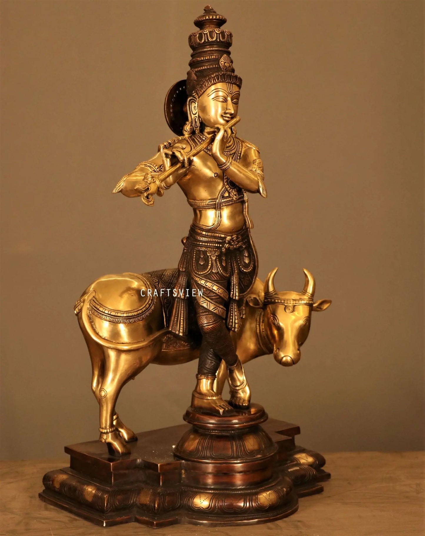 explore the hand picked collection of brass statues and décor