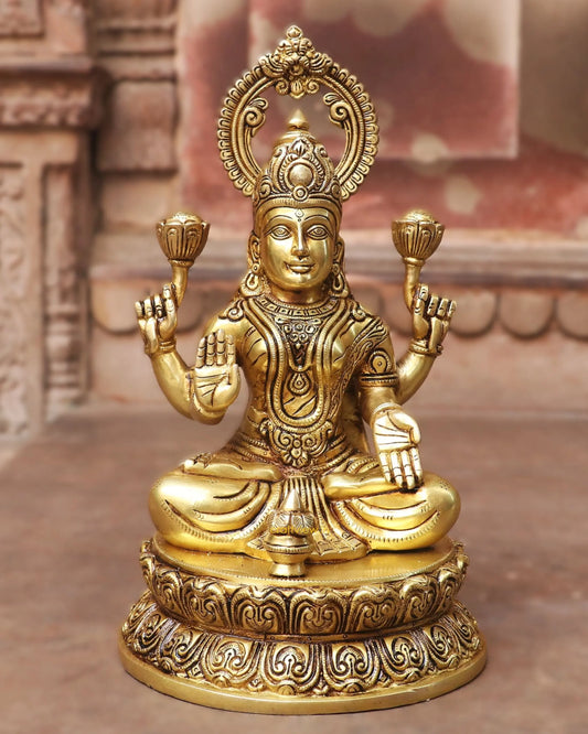 Brass Lakshmi Superfine Idols 15" Craftsview