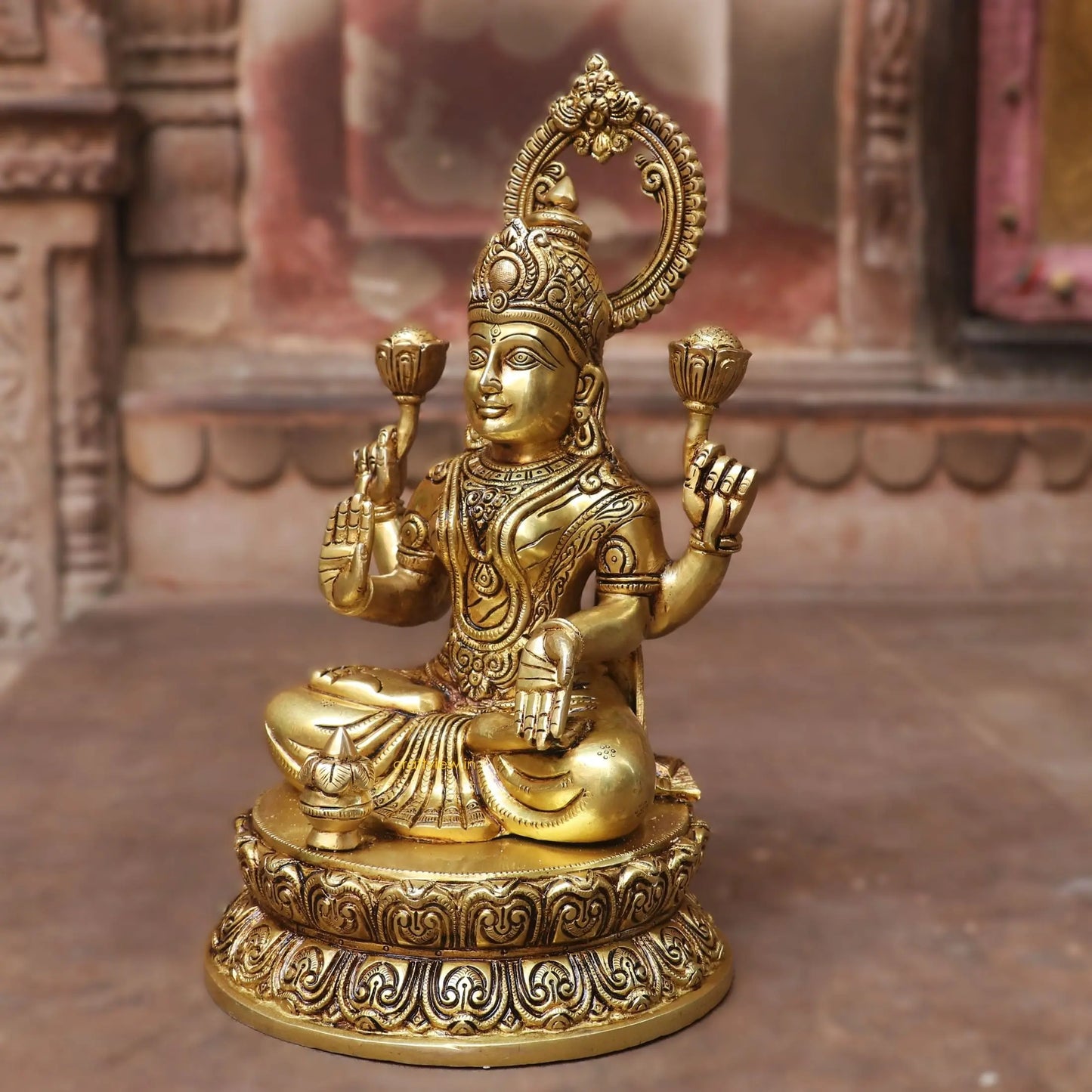 Brass Lakshmi Superfine Idols 15" Craftsview