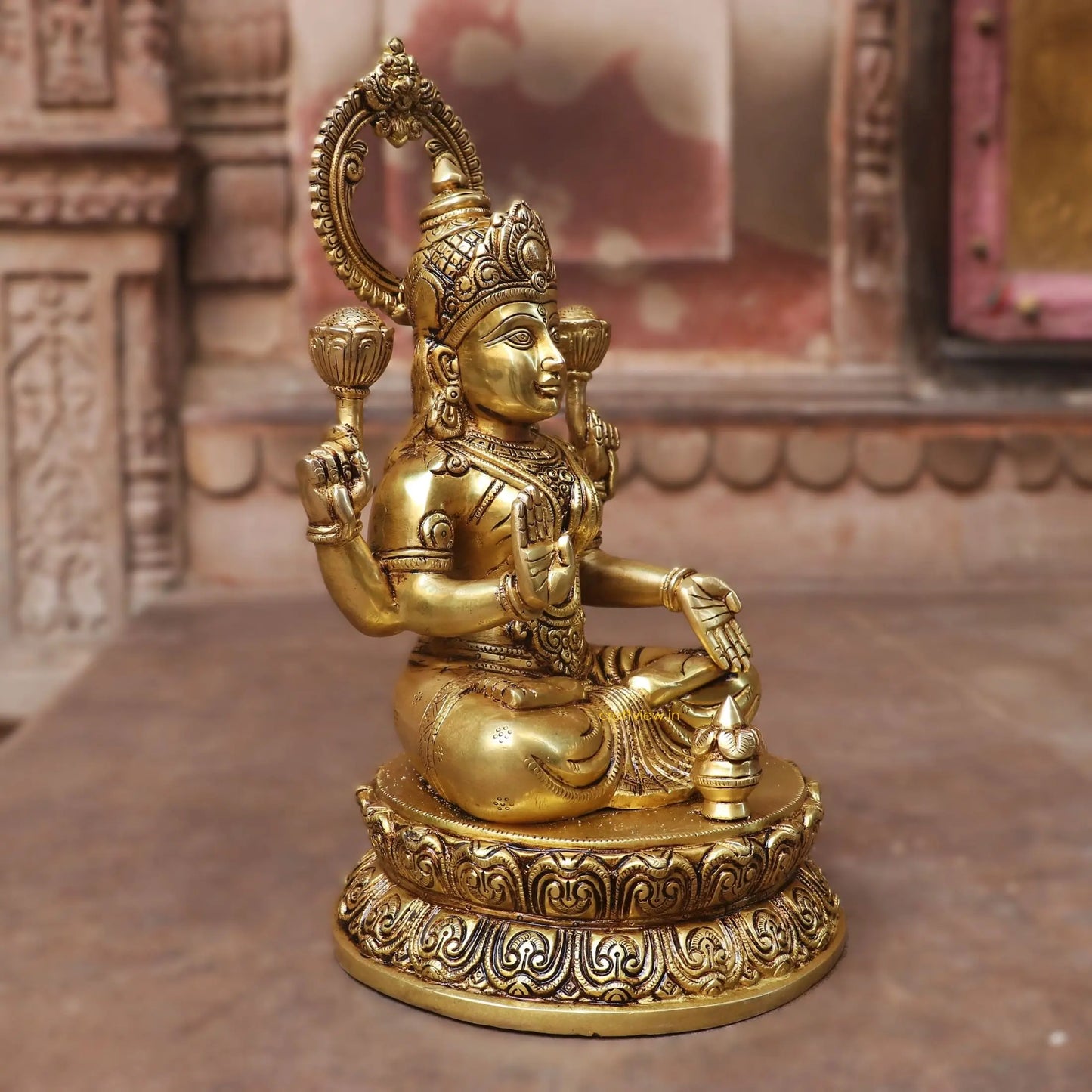 Brass Lakshmi Superfine Idols 15" Craftsview