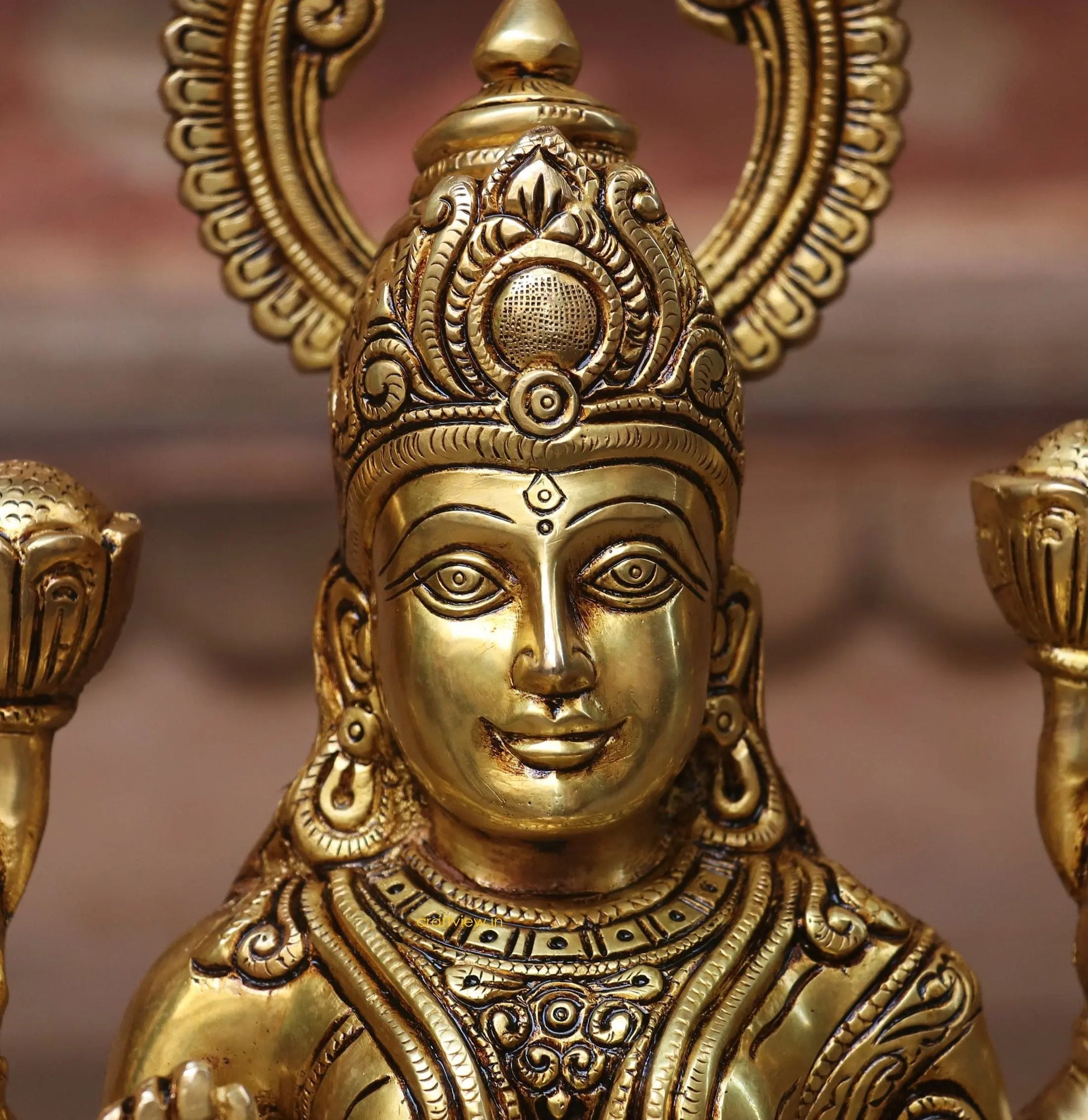 Brass Lakshmi Superfine Idols 15" Craftsview