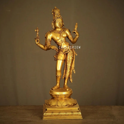 Brass Lord Shiva Ardhanarishvara Statue craftsview