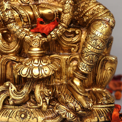 Brass Superfine Lakshmi Idol 15"