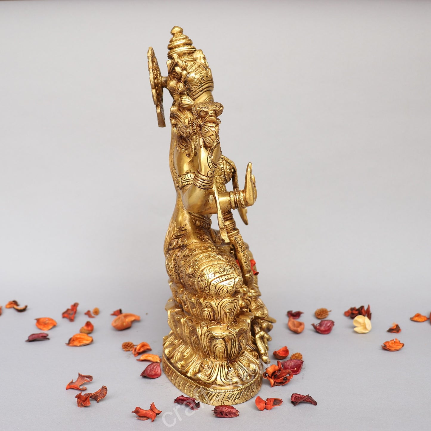 Brass Superfine Lakshmi Idol 15"