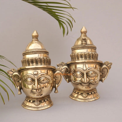 Shiva Gauri Mask Decorative - Craftview