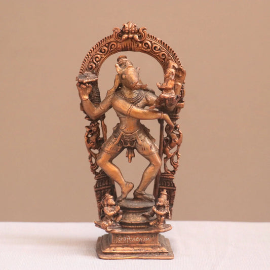 Pure Copper bhoovaraha Idol | Fine Craft | 16 CM Craftsview