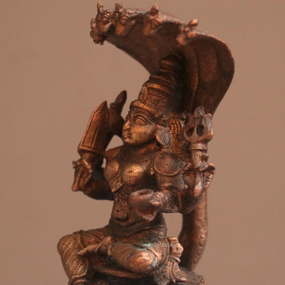 Pure Copper Durga Idol | Fine Craft | 13 CM Craftsview